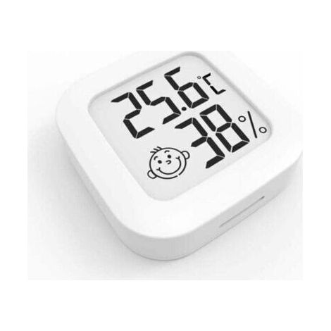 Mini High Precision Digital Indoor Thermometer Hygrometer, Temperature Monitor and Humidity Meter, Thermo Hygrometer Comfort Level Indicator (1/4)
