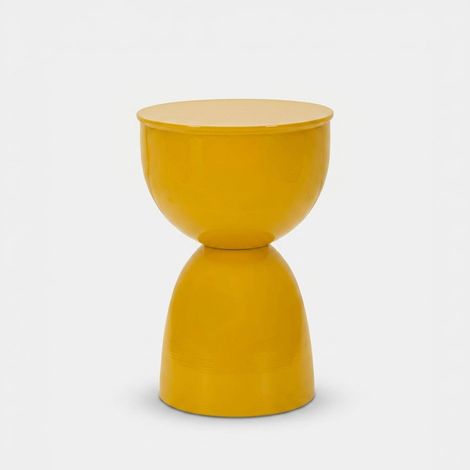 Tavolinetto da salotto in metallo Yao - Giallo (1/4)