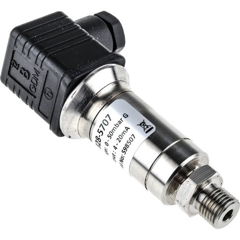 Capteur de pression, Relative 50mbar max, pour Huile, eau, G1/4, 932 V c.c., IP65 ( Prix pour 1 ) (1/3)