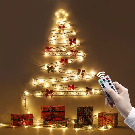 LED-Weihnachtslichterkette, Lichterkette mit Schmetterlingsmotiv, geeignet für Weihnachtsbaumschmuck, Hochzeiten, Partys und als Weihnachtsdekoration für die Küche.