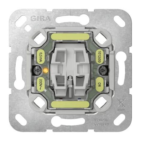 Gira Pulsante di controllo Off 2-p Inserto [312200], 3122 00