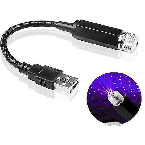 Lumière d'ambiance LED USB pour intérieur de voiture, éclairage d'étoiles de toit, ambiance DJ Noël, effets lumineux multiples (1/5)