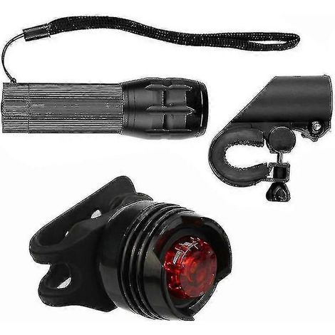 Lampe de vélo LED Bjxy, lampe torche de sécurité pour la pratique du VTT (1/5)