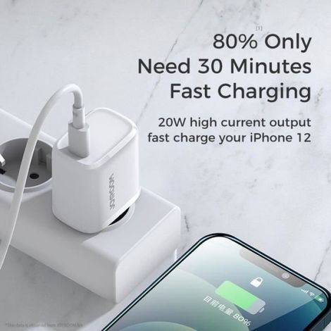 Chargeur rapide USB 3.0 sécurisé, prise ue, adaptateur de Type C, charge Portable pour iPhone Samsung Xiaomi UK -HJ4331 (1/4)
