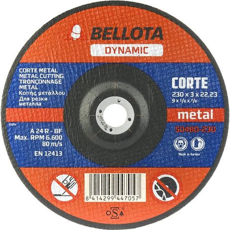 (25 u.) DISCO C METAL/INOX EJE FINO