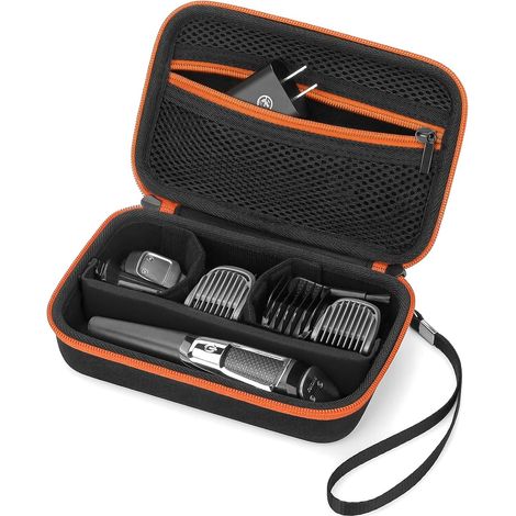 Étui de voyage pour tondeuse à barbe - Compatible avec Series 5000, 7000, BG3740/40, MG7910/49, MG5910/49 - Noir (1/5)
