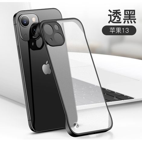 Coque de protection en silicone sans cadre pour iPhone 17 noir translucide (Apple) (1/4)