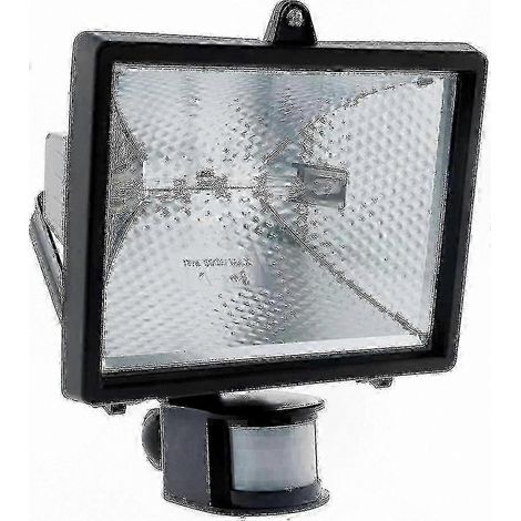 Projecteur halogène 400 W à détecteur de mouvement étanche IP44 certifié pour la sécurité (1/2)