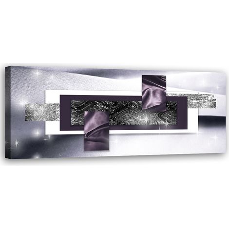 Tableau sur toile Abstraction cosmique 90x30 (1/5)