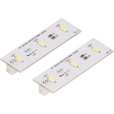 Barre lumineuse LED de remplacement pour réfrigérateur – 2 unités – blanc froid 6000 K – compatible SW BX02B, Homa, Electrolux (1/5)