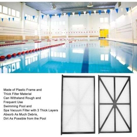 NALOOKAMIC Lot de Filtres pour Robot Tiger Shark - RCX70101PAK2 - Noir-2 Panneaux (1/3)