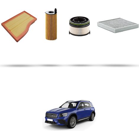 Kit tagliando 3 filtri compatibile con Mercedes Classe GLB (X247) 220 D 140kw Dal 2019 (1/5)