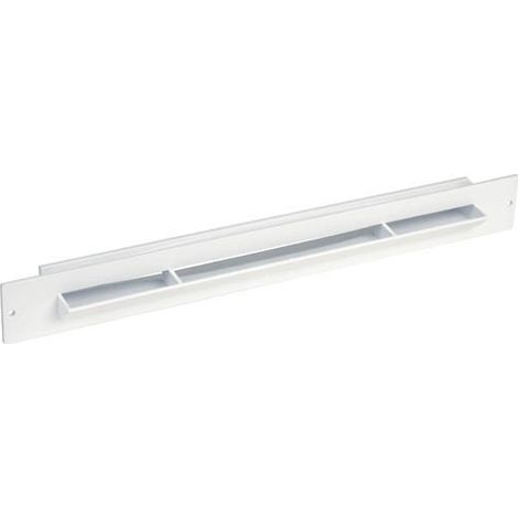 Nicoll – Régulateur intérieur 30 m³/h pour gaine – Mortaise 380x34 mm – Entraxe 398 mm – Longueur 410 mm – Installation sur menuiserie