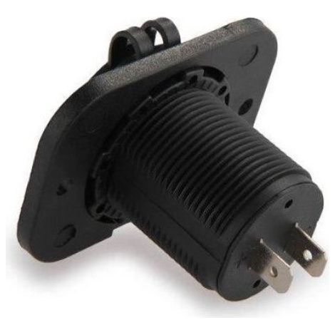 Adaptateur Allume-Cigare - 2 Ports USB - 12 V - Pour Voiture - 5 V 1 A Et 5 V 2,1 A - Noir (1/4)