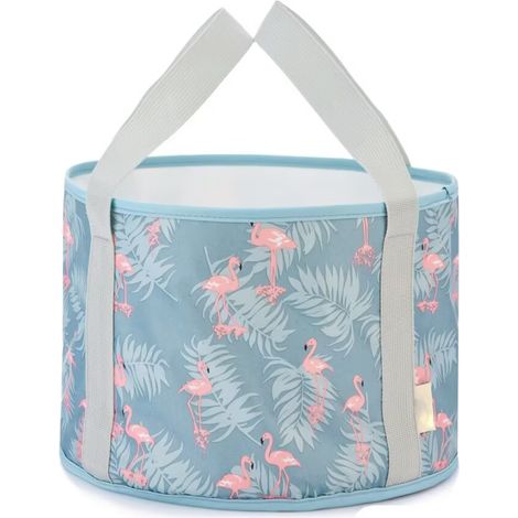 Seau De Voyage Lavabo à Bulles Seau Pliant De Bain Portable d'Eau Multifonctionnel Voyager Pliable Camping Évier Extérieur Conteneur Randonnée Seau De Pêche Récipient Bassin Pied Seau à Eau Travel