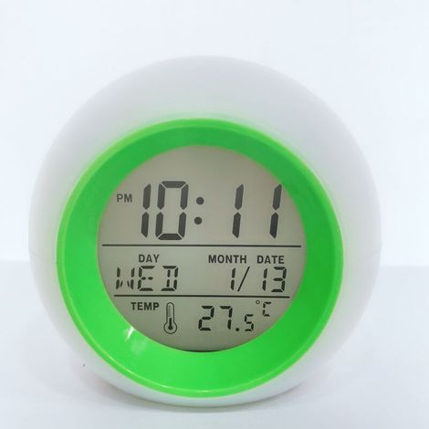 Digitaler Wecker für Kinder, LED mit Wecklicht und Schlummerfunktion (1/4)
