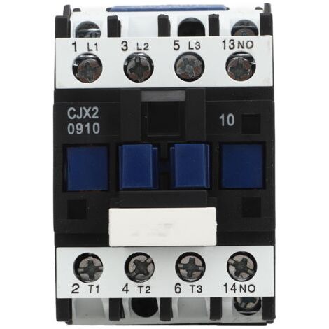 Contacteur de puissance électrique 9A –Tension 230V –Contact argenté triphasé –Installation sur rail Din pour moteur AC - AC 9 A (1/5)