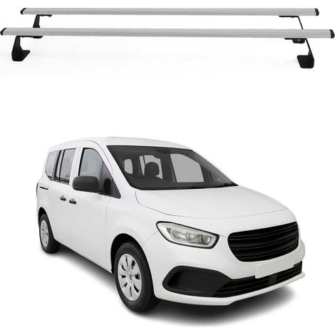OMAC Heavy Duty Dachträger Querträger kompatibel mit Mercedes Citan W420 2021-2026 – 2 Stangen – Stahl Silber (1/5)