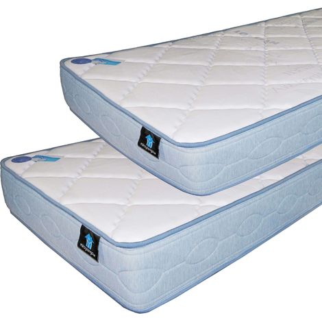 Pack de 2 Colchones Mirotengo Juveniles con Núcleo Foamflex HR, 2 Medidas (90x190 cm y 90x180 cm ) (1/5)