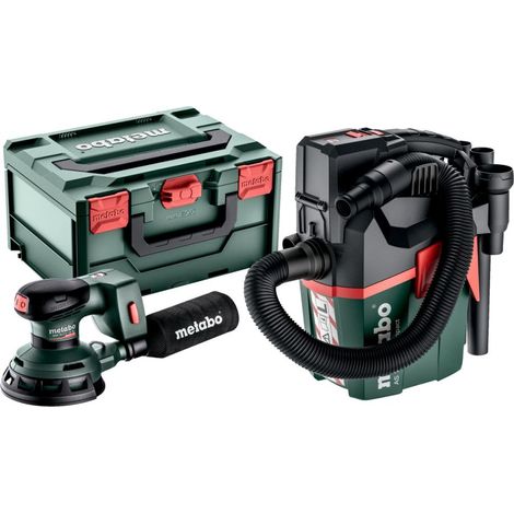 BATTERIA ECCENTRIC SANDER SXA 18 LTX 125 BL Set + Battery Sucker AS 18 l PC compatto solo (1/4)
