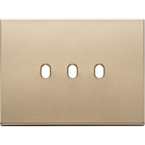 VIMAR - 22673.3.88 Placca 3Mx3 Vintage oro satinato