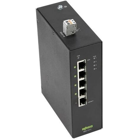 WAGO 852-1411 852-1411 Commutateur Ethernet industriel (1/4)