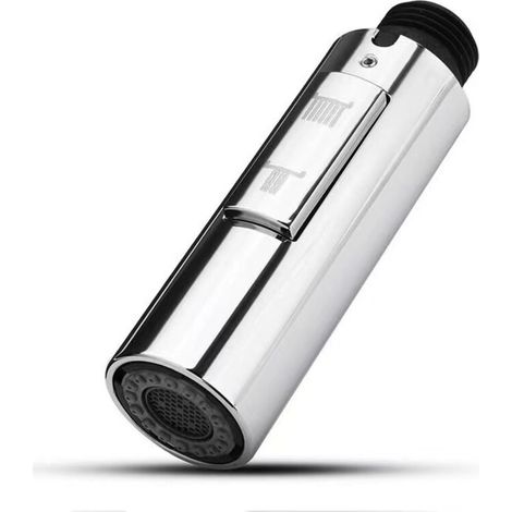 RHG Embout Robinet Cuisine de Rechange DouchetteTête de Robinet Amovible Universelle G1/2 Acier Inoxydable SUS304（galvanoplastie）- (1/5)