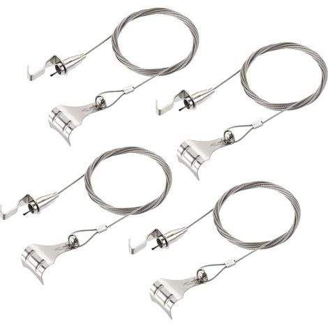 Kit de fil suspension pour tableaux JKAPCYJFHF, lot 4 fils 2,5 m avec (1/5)