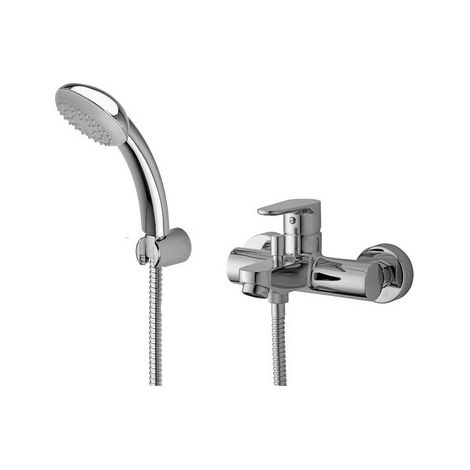 Miscelatore monocomando vasca con supporto linea green cromo (1/2)