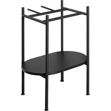 Colonne PUNO sous lavabo 400x820x360mm, noir (1/4)