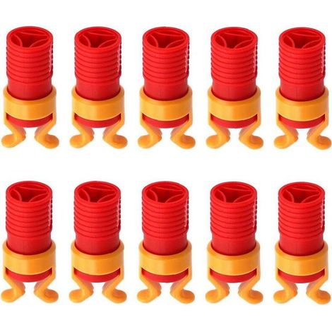 Porte-visser Braqueur Fixation Set Set Fil Fil Clip en plastique Fixer Sleeve Tool Woodworking Tool 10pcs, Outils à domicile (1/5)