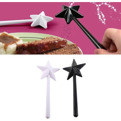 Baguette magique de sel et poivre en forme d'étoile et de pentagramme (1/5)