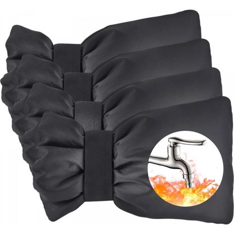 Noir de Protection pour Robinet Extérieur, Housse de Robinet pour L'extérieur, Couvercle Antigel pour Robinet, Imperméable, Antigel, Couvercle de Robinet Extérieur (1/5)