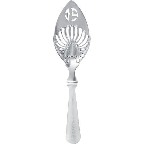 Cuillère à absinthe en acier inoxydable avec filtre pour boissons et cocktails outil pour préparer les breuvages traditionnels élégant (1/5)