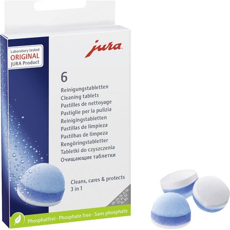 Jura Reinigungstabletten für Kaffeemaschine 48 Tassen (1/4)