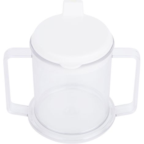 Gobelet double poignée léger, tasse anti-fuite pour boire, idéal pour enfants et personnes âgées, sans déversement. (1/5)