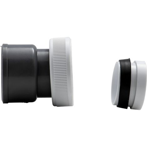 Jardibric – Douille femelle ø40mm – Écrou 40x49mm – Raccord d'évacuation PVC en polypropylène – Connexion solide et étanche