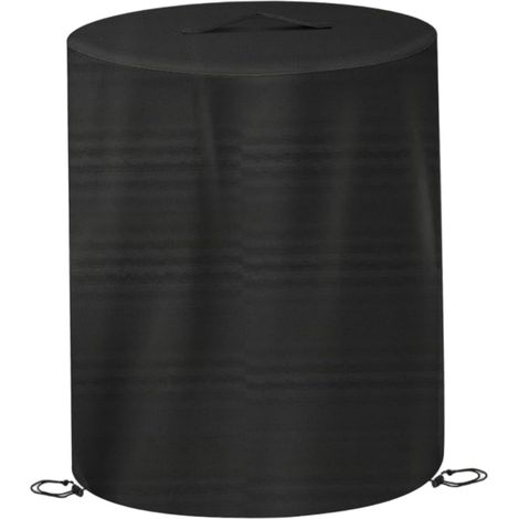 Cubierta redonda para fogones, cubierta impermeable a prueba de polvo de 60x74 cm para freidora de pavo sin aceite, cubiertas protectoras para exteriores con asa superior para parrilla y calentadores (1/5)
