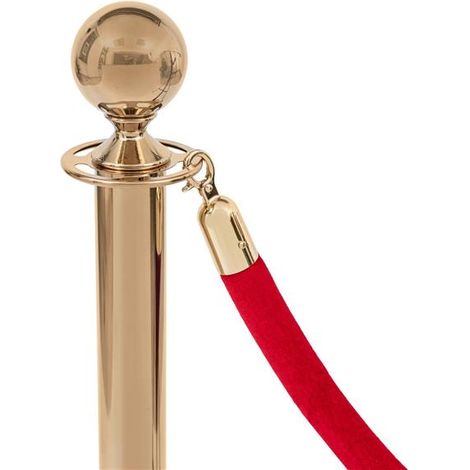 Roter Samtrand – goldene Schnalle