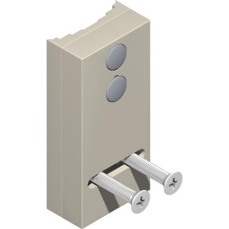 Ferrure Cale de Verrou - LA CROISEE D.S - Cale de verrou pour profil bombé - Argent (1/3)