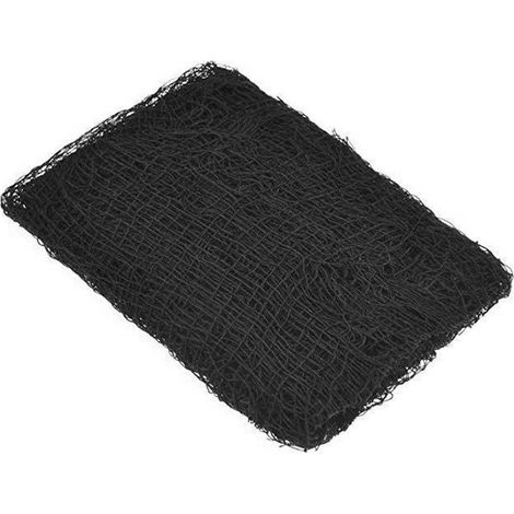Tissu d'Halloween effrayant en coton, gaze noire 76 x 180 cm / 29,9 x 70,9 pouces, idéal pour décorer portes, fenêtres et maisons hantées. (1/5)