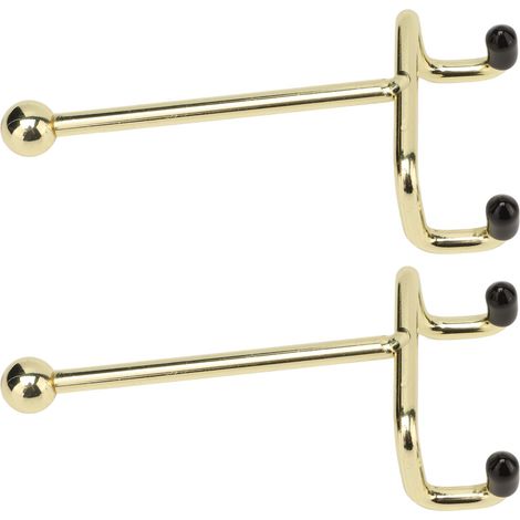 Support de Téléphone 2 Pièces en Métal Premium Antirouille Antidérapant Support Mains Libres pour Bureau (1/5)