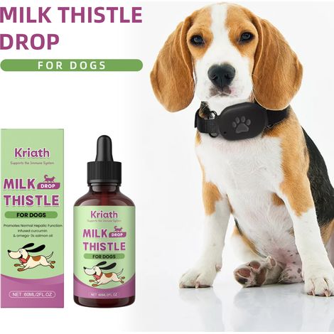Après-shampoing pour animaux à base d'extrait de chardon-Marie, formulé avec des ingrédients doux pour un soin quotidien - 60 ml (1/5)