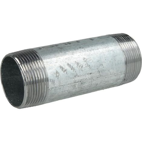 HS Rohrdoppelnippel 530/23 DN 40, 1 1/2x120, verzinkt 43040120