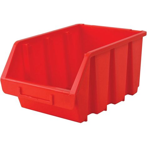 Interlocking Storage Bin Size 3 Red 170 x 240 x 126mm