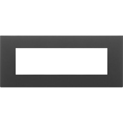 VIMAR - 22657.73 Placca 7M nero satinato