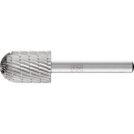PFERD TOOLS HSS Frässtift Walzenrundform C Ø 16x25 mm Schaft-Ø 6 mm Z 3 universal mittel fein Spanbrecher