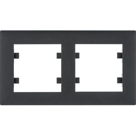 Lumina intenso Cornice 2 elementi orizzontale nero WL5723