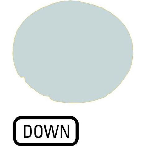 Verrine pour boutons-poussoirs plate blanche DOWN EATON M22-XDL-W-GB4