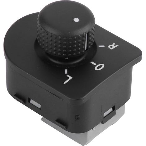 Bouton de bouton de commande de commutateur de rétroviseur latéral pour Jetta Golf Passat Beetle 98-06 1J1959565A (1/5)